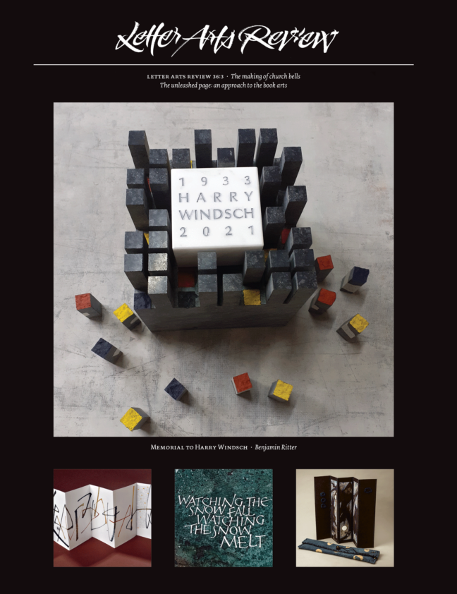 Letter Arts Review -  36.3 (USA) SINGLE ISSUE