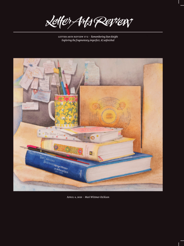Letter Arts Review -  USA (37.2) SINGLE ISSUE  INCLUDES FREE SHIPPING